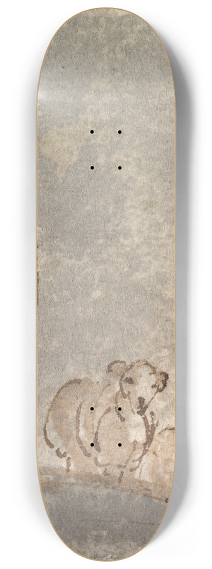 Sawrey Gilpin - Shepherd With Sheep 8.25 inch art skate deck