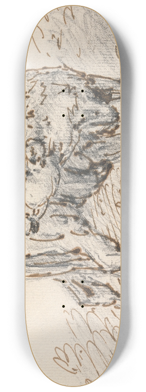 Sawrey Gilpin - Study of a Calf 8.25 inch art skate deck