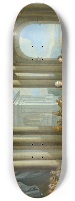 Sbastien Leclerc the younger - Le menuet 8.25 inch art skate deck
