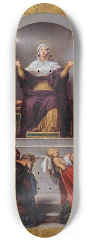 Sbastien Melchior Cornu - La Vierge consolatrice 8.25 inch art skate deck