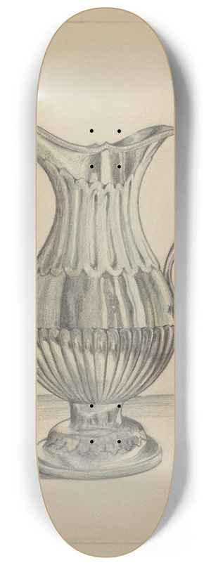 S. Brodsky - Silver Pitcher 8.25 inch art skate deck