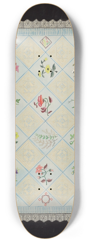 Sebastian Simonet - Satin Bedspread 8.25 inch art skate deck
