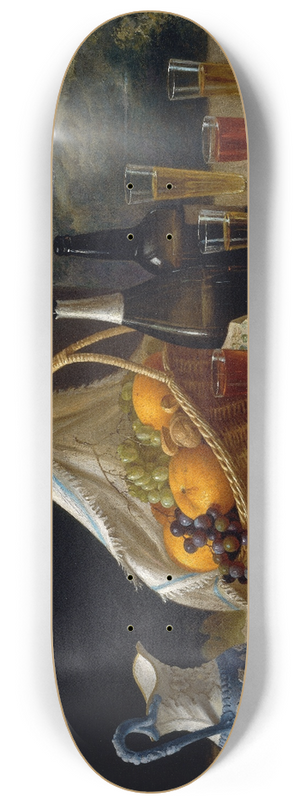 John F. Francis - Luncheon Still Life 8.25 inch art skate deck