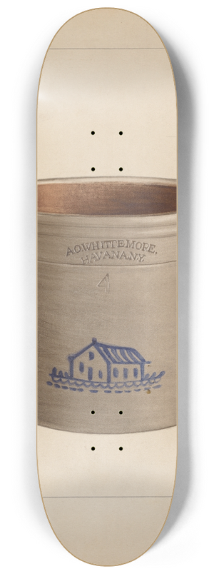 John Fisk - Crock 8.25 inch art skate deck