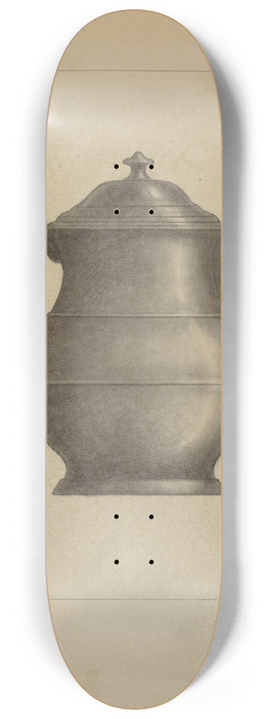 Sidney Liswood - Pewter Pitcher 8.25 inch art skate deck