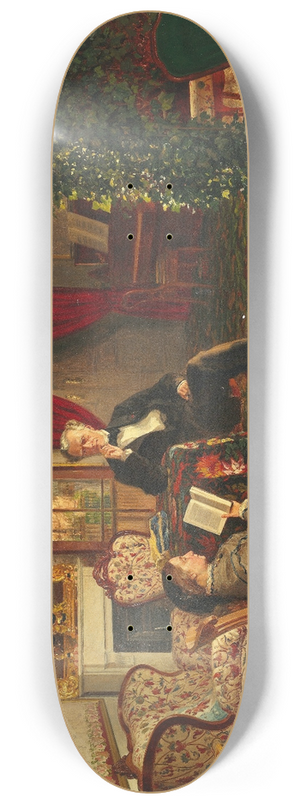 Siegwald Dahl - Interior from Glorup 8.25 inch art skate deck