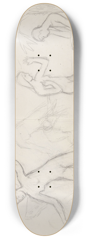 Signe Scheel - Amor og Psyke 8.25 inch art skate deck