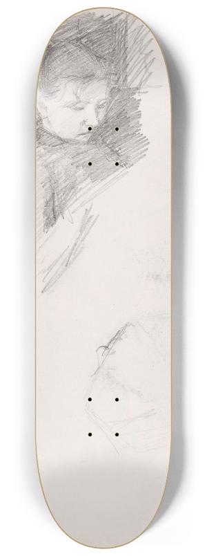 Signe Scheel - Kvinneportrett 8.25 inch art skate deck