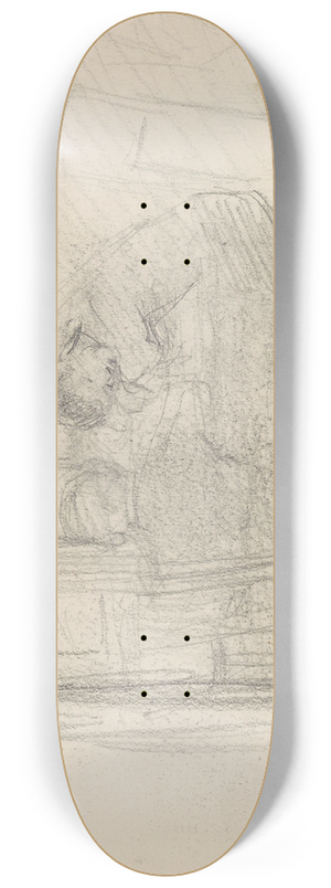 Signe Scheel - Lekselesing 8.25 inch art skate deck