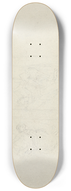 John Flaxman - Monument to Agnes Cromwell 8.25 inch art skate deck