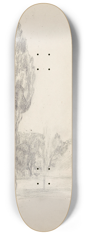 Signe Scheel - Piazza di Siena, Villa Borghese Roma 8.25 inch art skate deck