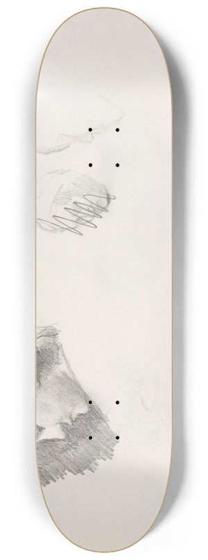 Signe Scheel - Profil kvinnehode 8.25 inch art skate deck