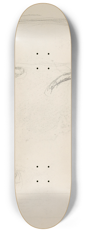 Signe Scheel - Utkast til vase med kvinnelige figurer 8.25 inch art skate deck