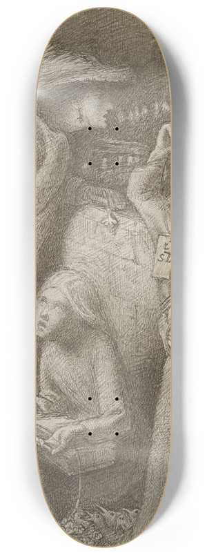 Simeon Solomon - I Am Starving 8.25 inch art skate deck