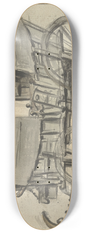 Simon Andreas Krausz - Huifkar 8.25 inch art skate deck