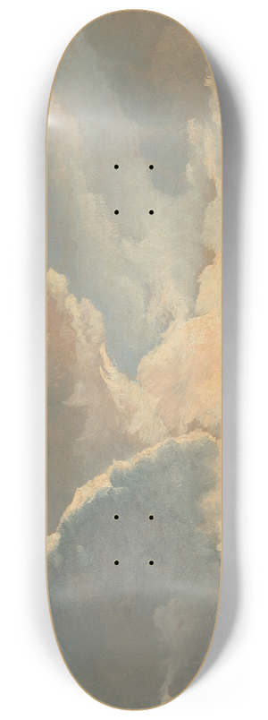 Simon Denis - Study of Clouds with a Sunset near Rome 8.25 inch art skate deck