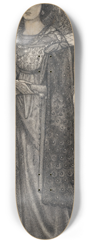 Sir Edward Coley Burne-Jones - Alice, la Belle Plerine 8.25 inch art skate deck