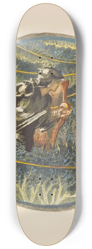 Sir Edward Coley Burne-Jones - Golden Thread 8.25 inch art skate deck