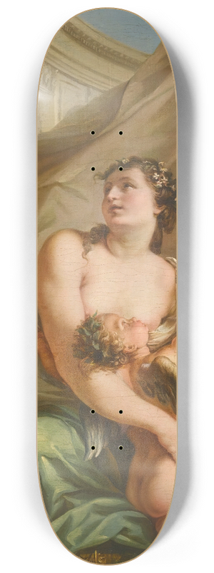 John Francis Rigaud - Hope Nursing The Love Of Glory 8.25 inch art skate deck