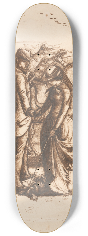 Sir John Everett Millais - Rejected 8.25 inch art skate deck