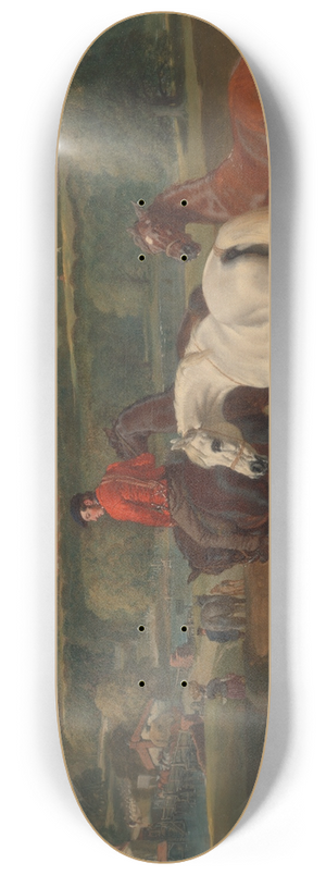 John Frederick Herring Snr. - Exercising the Royal Horses 8.25 inch art skate deck