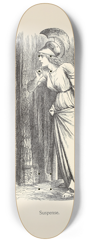 Sir John Tenniel - Suspense 8.25 inch art skate deck