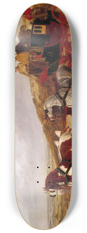 John Frederick Herring Snr. - The Edinburgh and London Royal Mail. 8.25 inch art skate deck John Frederick Herring Snr. - The Edinburgh and London Royal Mail. 8.25 inch art skate deck