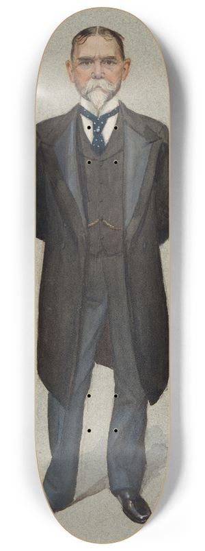 Sir Leslie Mathew Ward - John Milton Hay 8.25 inch art skate deck