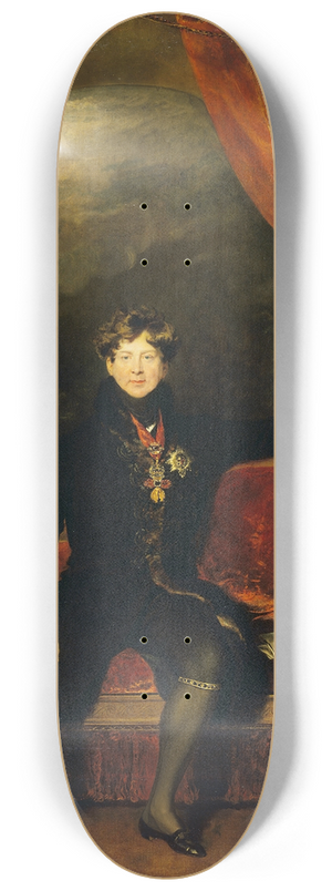 Sir Thomas Lawrence - George IV 8.25 inch art skate deck