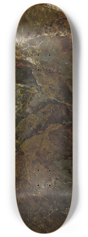 John Frederick Kensett - Catskill Waterfall 8.25 inch art skate deck John Frederick Kensett - Catskill Waterfall 8.25 inch art skate deck