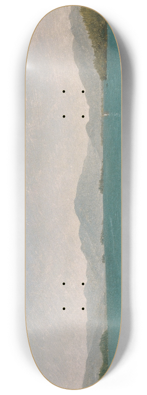 John Frederick Kensett - Lake George, Free Study 8.25 inch art skate deck