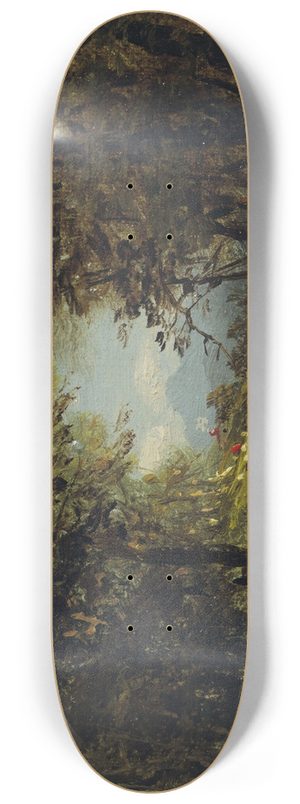 John Frederick Kensett - Landscape with Figures 8.25 inch art skate deck