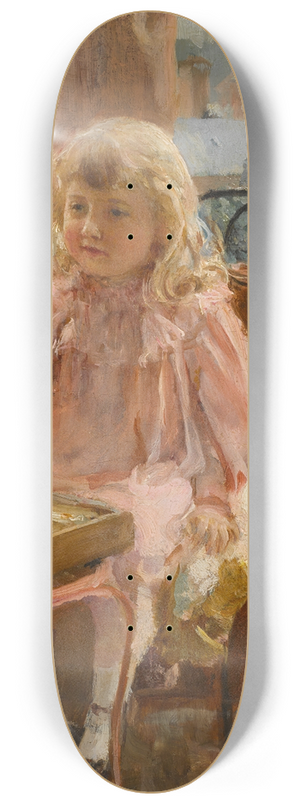 Solomon Joseph Solomon - A portrait of Jo Marjorie Leoni 8.25 inch art skate deck