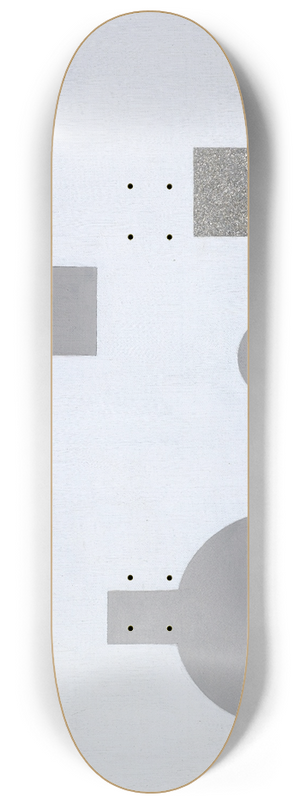 Sophie Taeuber-Arp - Composition with Rectangles and Circles 8.25 inch art skate deck