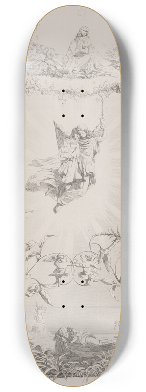 Sophus Schack - Sorgen 8.25 inch art skate deck