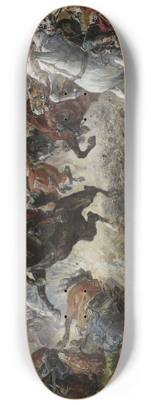 Stanisaw Batowski-Kaczor - Grenade exploding 8.25 inch art skate deck