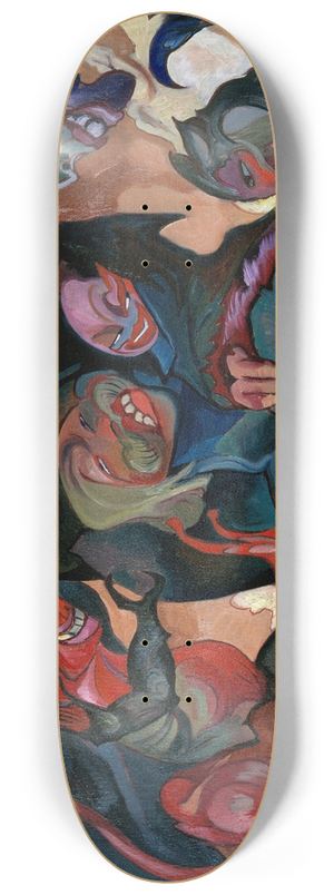 Stanisaw Ignacy Witkiewicz - After-image of the sun 8.25 inch art skate deck