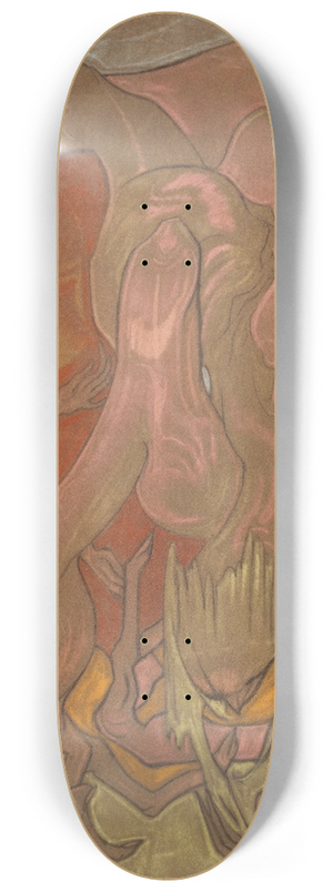 Stanisaw Ignacy Witkiewicz - Composition 8.25 inch art skate deck