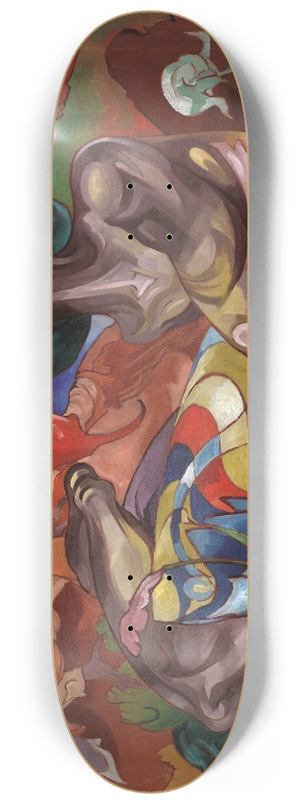 Stanisaw Ignacy Witkiewicz - Visiting a Maharaja 8.25 inch art skate deck