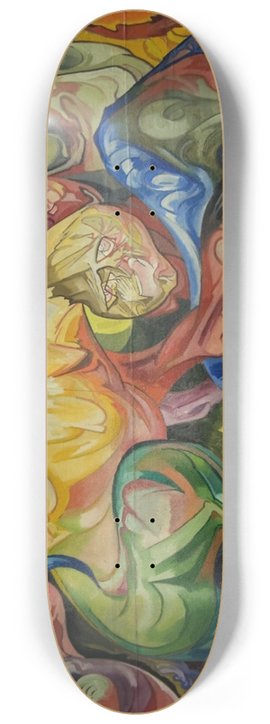 Stanisaw Ignacy Witkiewicz - Walka 8.25 inch art skate deck