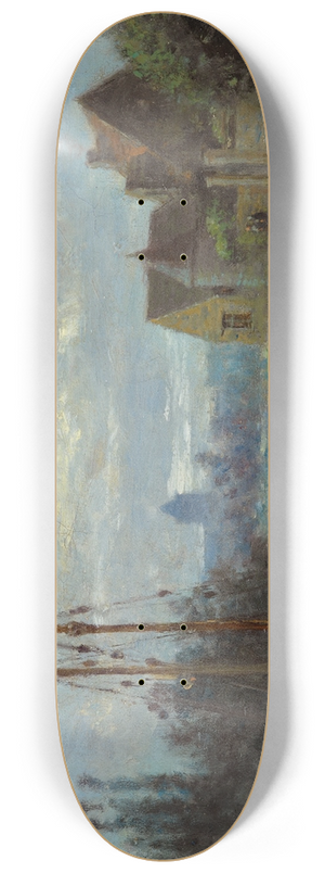 Stanislas Lpine - Canal Au Clair De Lune 8.25 inch art skate deck