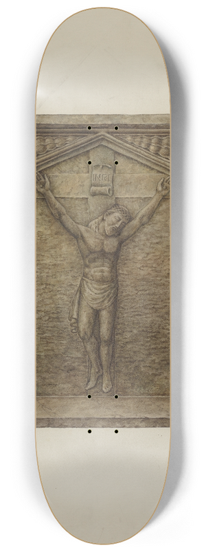 Stanley Mazur - Bas Relief Plaque 8.25 inch art skate deck