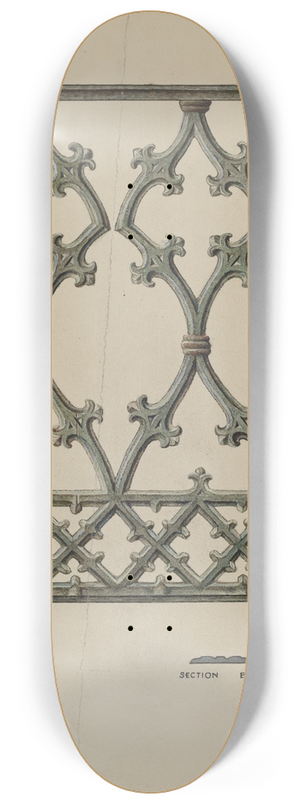 Stanley Mazur - Cast Iron Balcony 8.25 inch art skate deck