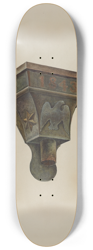 Stanley Mazur - Conductor Head 8.25 inch art skate deck