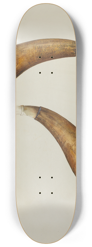 Stanley Mazur - Powder Horn 8.25 inch art skate deck