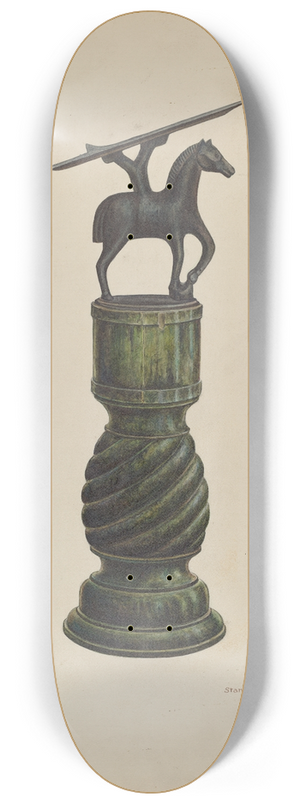 Stanley Mazur - Shoe Shine Foot Rest 8.25 inch art skate deck