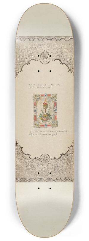 Stella Mosher - Valentine 8.25 inch art skate deck