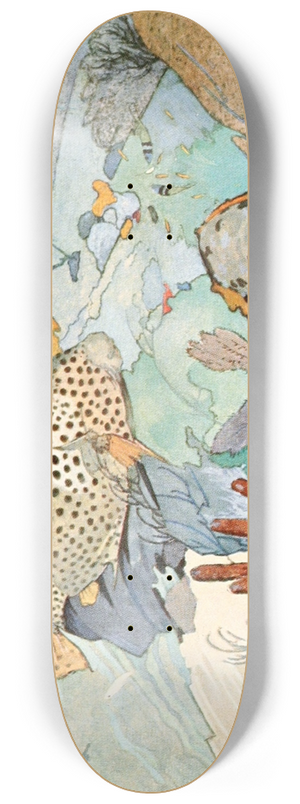 Stephen Haweis - Atlantic trunkfish 8.25 inch art skate deck