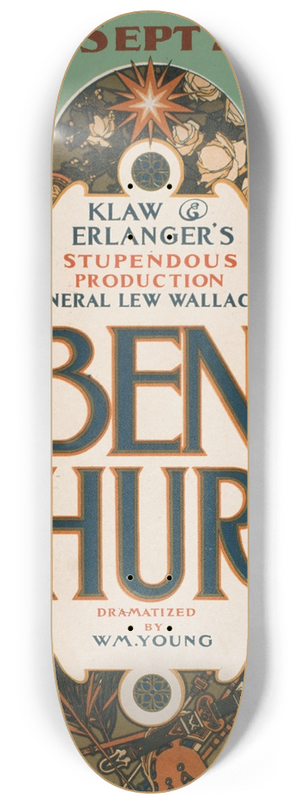 Strobridge and Co - Ben-Hur 8.25 inch art skate deck