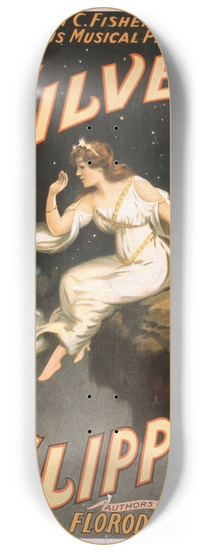Strobridge and Co - The silver slipper 8.25 inch art skate deck